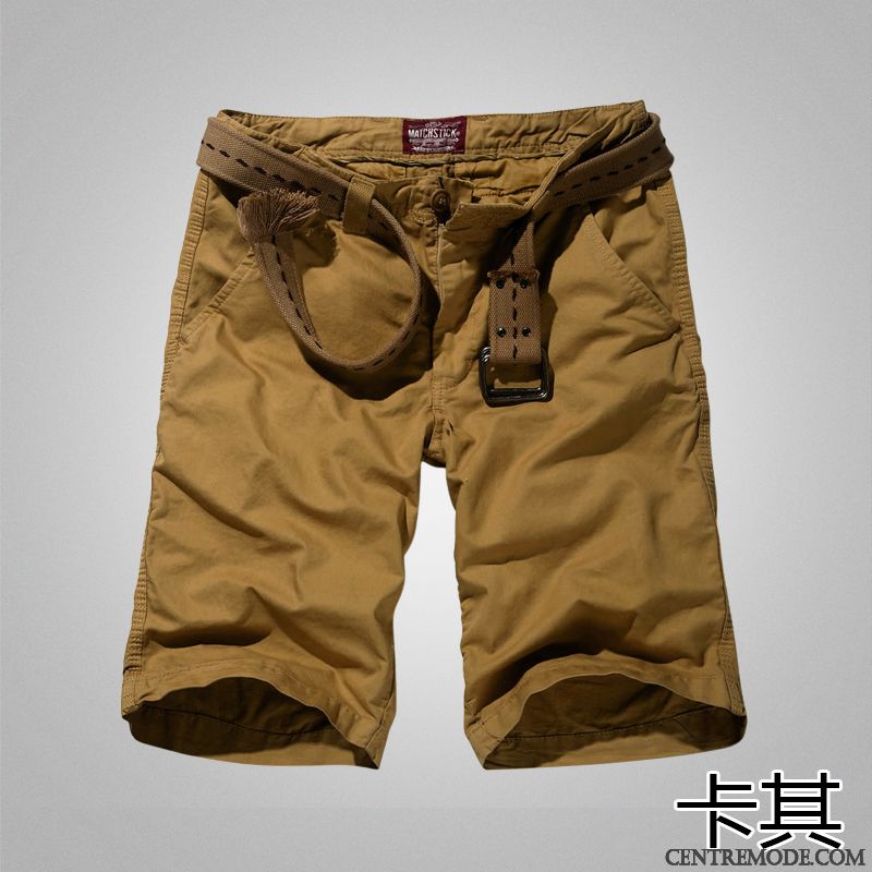 Shorts Homme Cinquième Pantalon Tendance Septième Pantalon Baggy Décontractée Sport Violet Clair