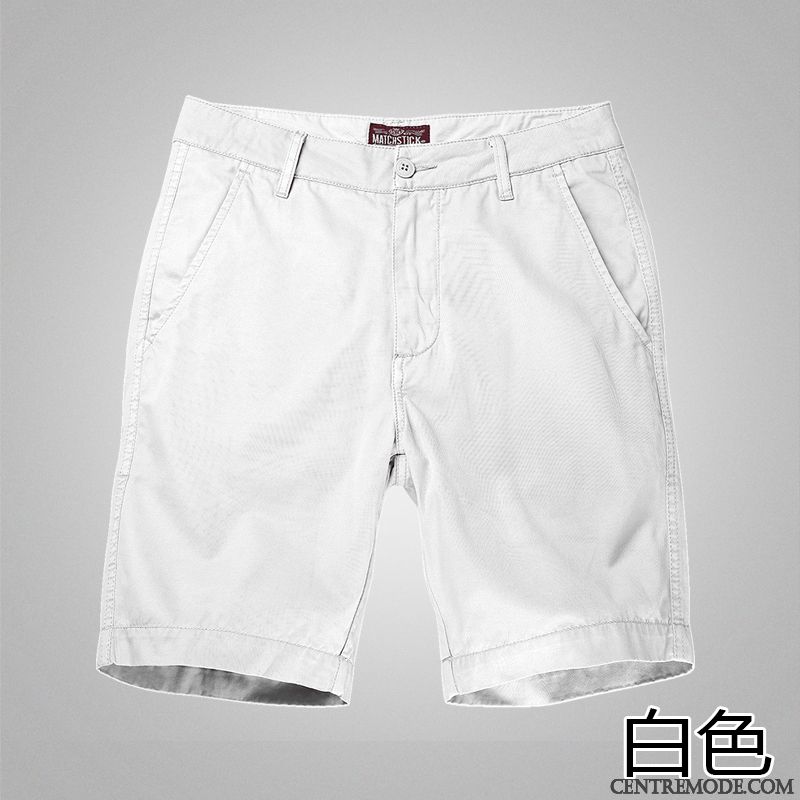 Shorts Homme Cinquième Pantalon Tendance Septième Pantalon Baggy Décontractée Sport Violet Clair