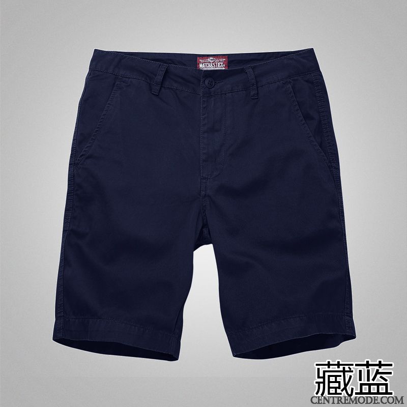 Shorts Homme Cinquième Pantalon Tendance Septième Pantalon Baggy Décontractée Sport Violet Clair