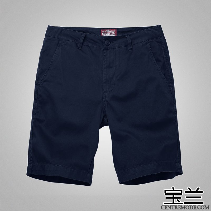 Shorts Homme Cinquième Pantalon Tendance Septième Pantalon Baggy Décontractée Sport Violet Clair