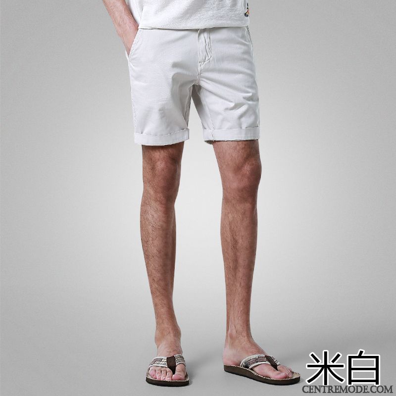 Shorts Homme Cinquième Pantalon Tendance Septième Pantalon Baggy Décontractée Sport Violet Clair