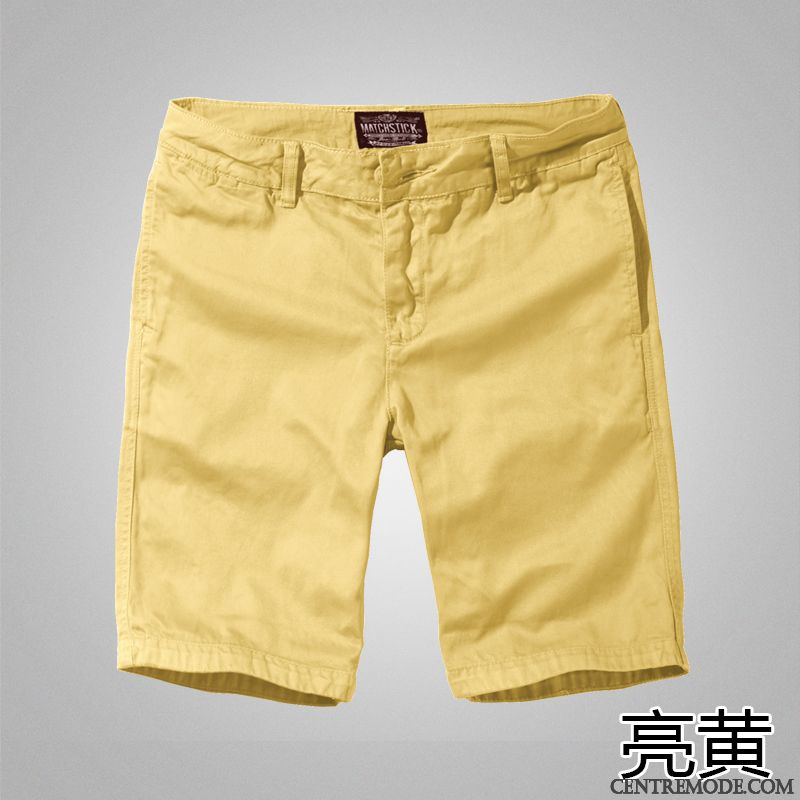 Shorts Homme Cinquième Pantalon Tendance Septième Pantalon Baggy Décontractée Sport Violet Clair