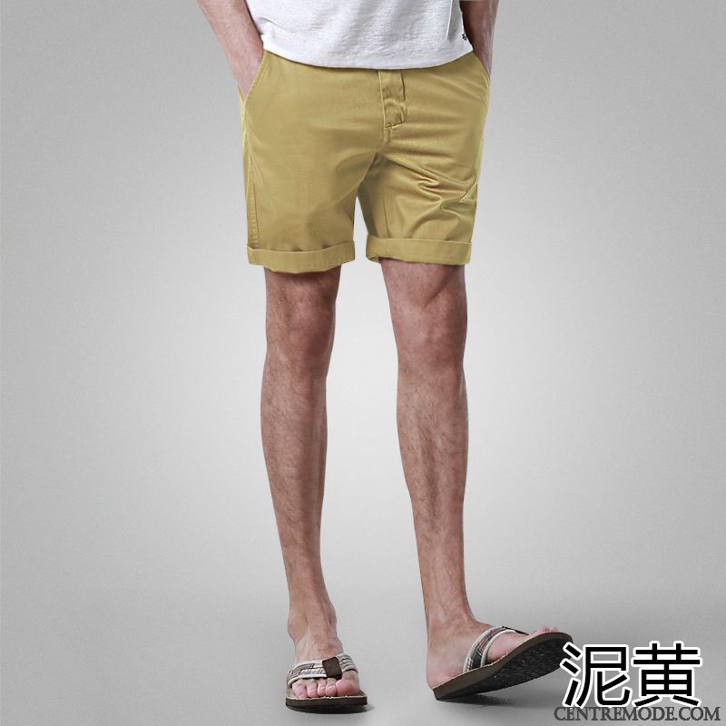 Shorts Homme Cinquième Pantalon Tendance Septième Pantalon Baggy Décontractée Sport Violet Clair