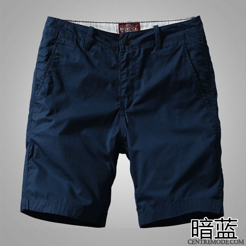 Shorts Homme Cinquième Pantalon Tendance Septième Pantalon Baggy Décontractée Sport Violet Clair