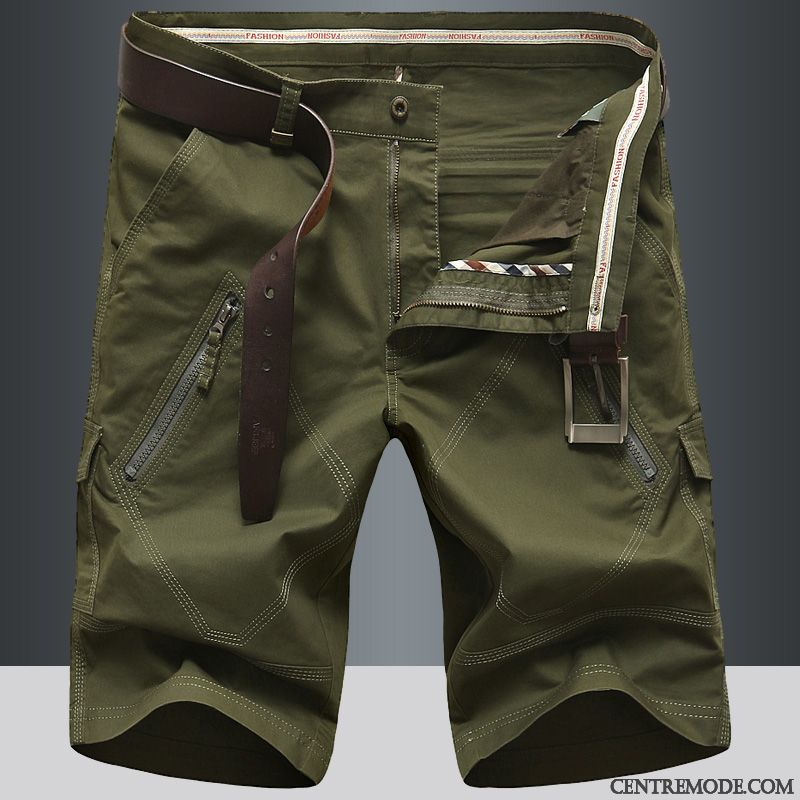 Shorts Homme Grande Taille Légère Cinquième Pantalon Sport Baggy Été Bleu