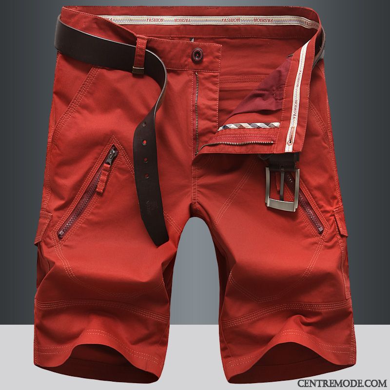 Shorts Homme Grande Taille Légère Cinquième Pantalon Sport Baggy Été Bleu