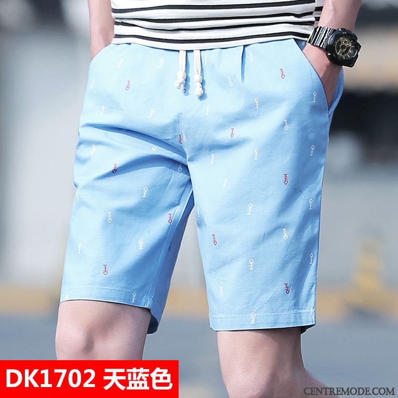 Shorts Homme Grande Taille Pantalon Cargo Baggy Pantalons Marque De Tendance Les Pantalons De Survêtement Rouge