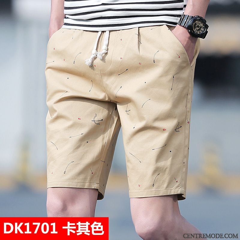 Shorts Homme Grande Taille Pantalon Cargo Baggy Pantalons Marque De Tendance Les Pantalons De Survêtement Rouge