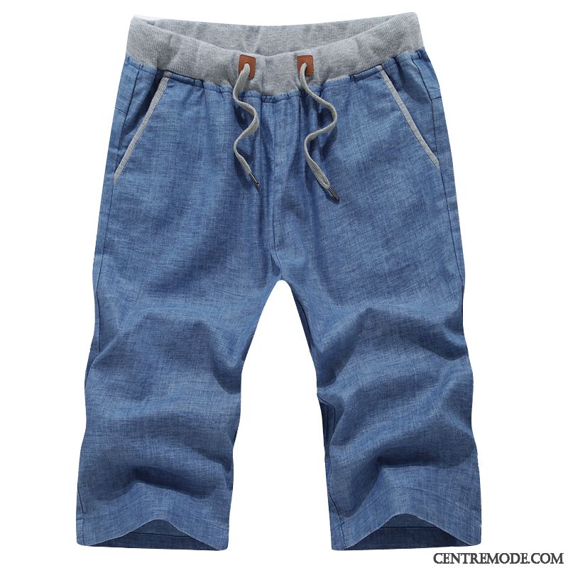 Shorts Homme Pantalon Kaki Plage Septième Pantalon Grande Taille Décontractée