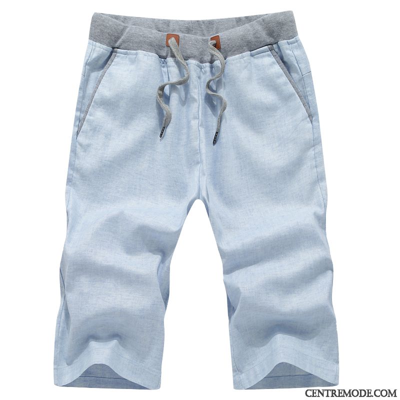 Shorts Homme Pantalon Kaki Plage Septième Pantalon Grande Taille Décontractée