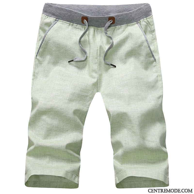 Shorts Homme Pantalon Kaki Plage Septième Pantalon Grande Taille Décontractée