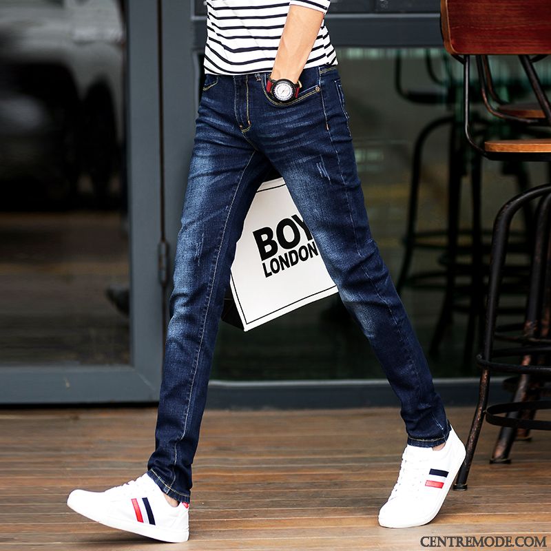 Skinny Jeans Homme Blanc D'huître Gris Ardoise, Jean Coupe Skinny Homme