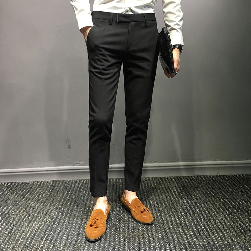 Solde Pantalon Homme Beige Crème, Pantalon Mode Gris Soldes