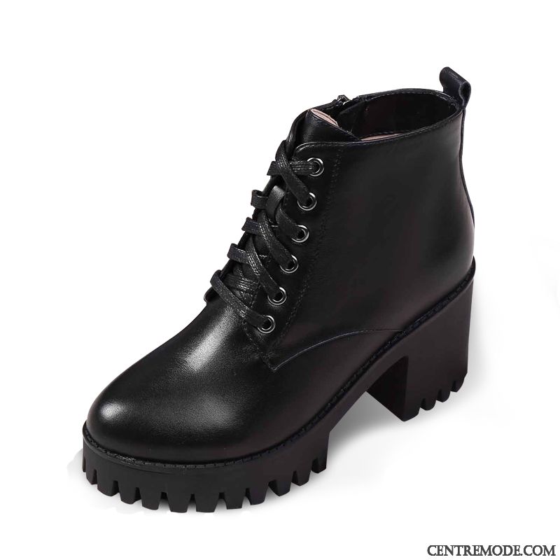 Soldes Bottines Cuir Femme Pas Cher, Bottes Vente En Ligne Palevioletred Gris Fumé