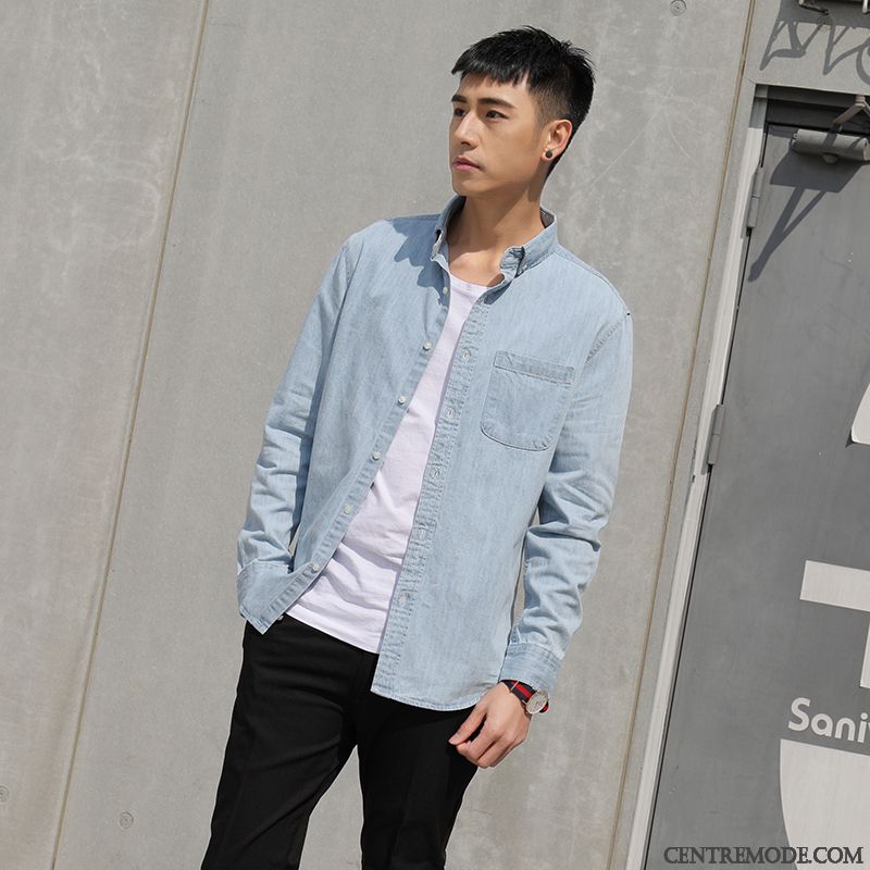 Soldes Chemises Marque Homme, Chemise Homme Slim Olive Verte Kaki