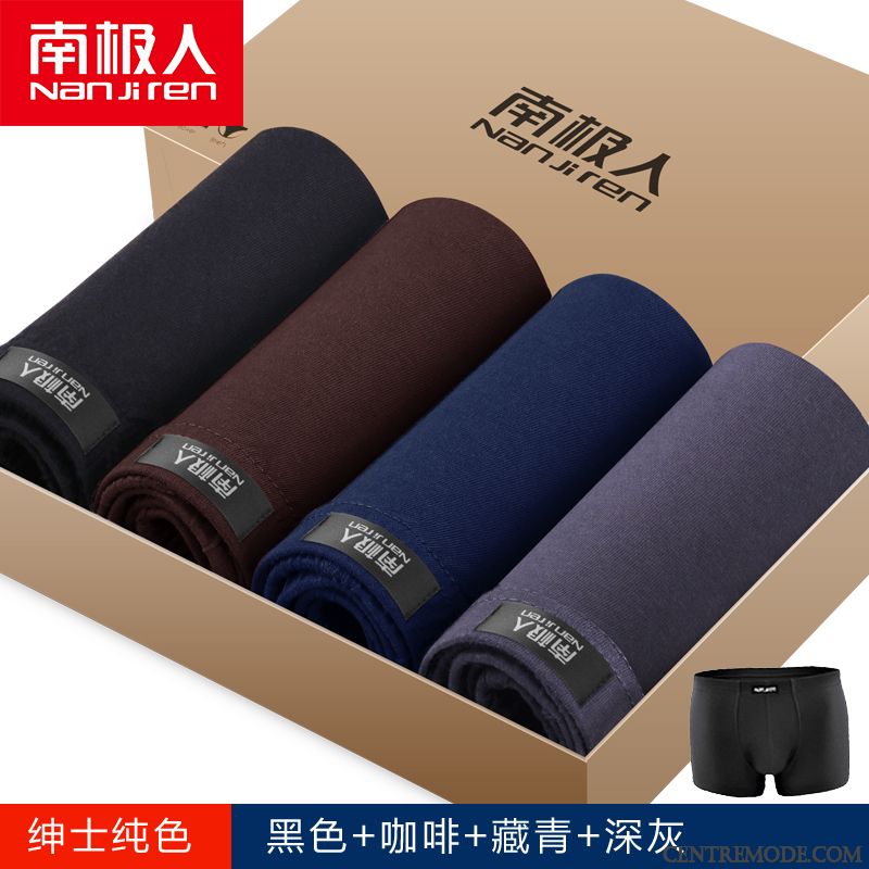 Sous-vêtements Col V Pas Cher, Sous-vêtements Homme Col Chale Marron Kaki