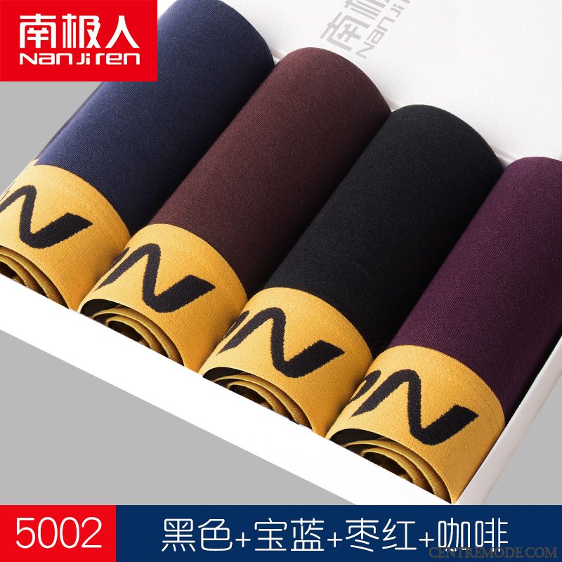 Sous-vêtements Col V Pas Cher, Sous-vêtements Homme Col Chale Marron Kaki