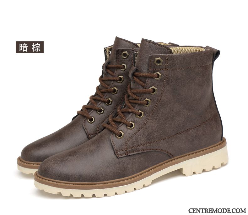 Style De Bottes Homme Gris Charbon Sarcelle, Bottes Cuir Homme Pas Cher