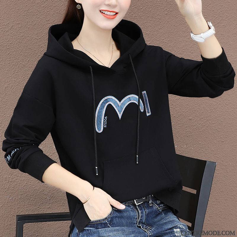 Sweat À Capuche Femme Baggy Hoodies Manteau Mode L'automne Décontractée Rose