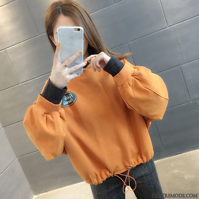 Sweat À Capuche Femme Baggy Printemps Légère Tendance L'automne Manteau Bleu Rouge