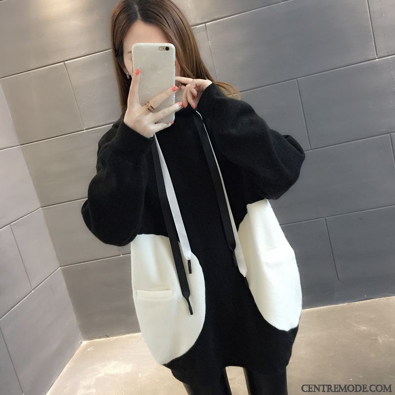 Sweat À Capuche Femme Enceintes Baggy L'automne Tendance Hoodies Manteau Blanc