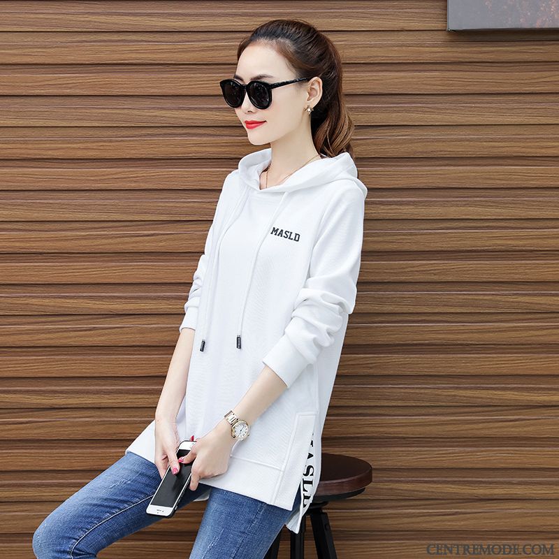 Sweat À Capuche Femme Hoodies Baggy Manteau Tendance Légère L'automne