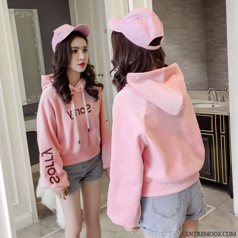Sweat À Capuche Femme Hoodies Reversible Baggy L'automne Velours Manteau Jaune Or