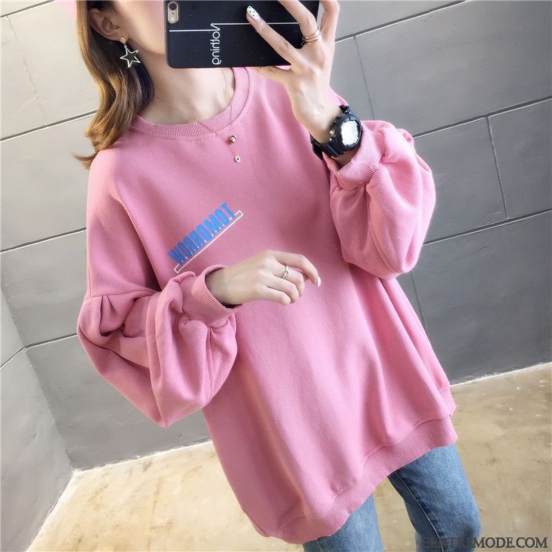 Sweat À Capuche Femme L'automne Printemps Hoodies Graisse Légère Grande Taille Blanc