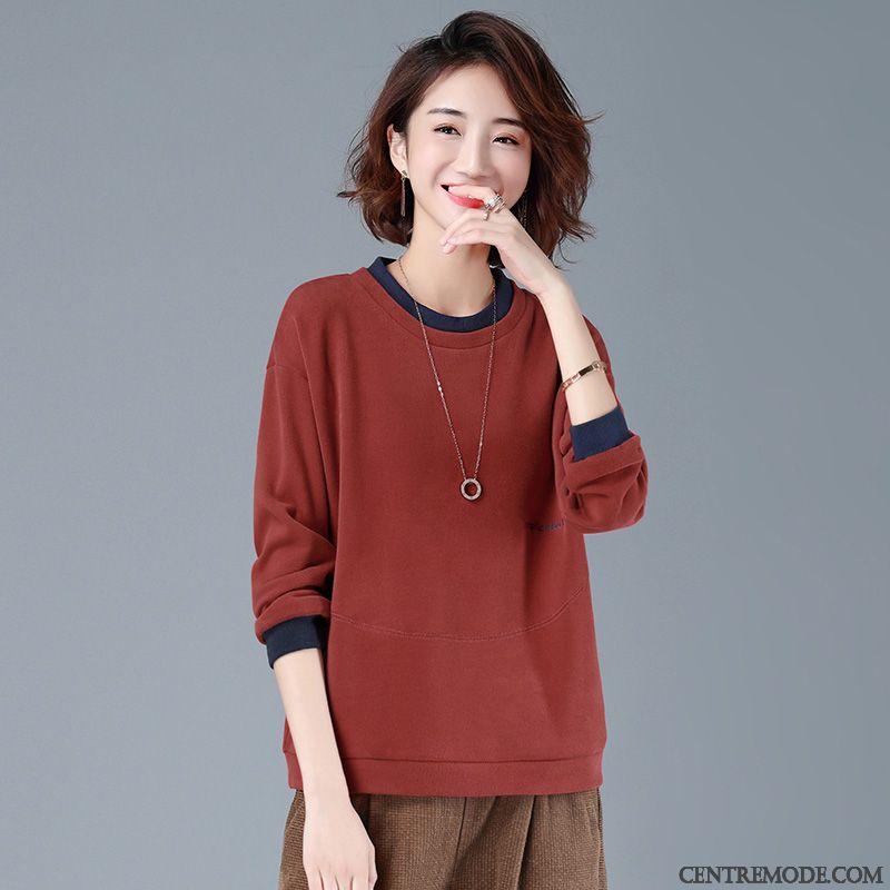 Sweat À Capuche Femme Longues Hoodies Baggy Tendance Mode L'automne Bleu