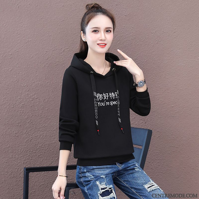 Sweat À Capuche Femme Manteau L'automne Une Veste Légère Hoodies Printemps Rouge