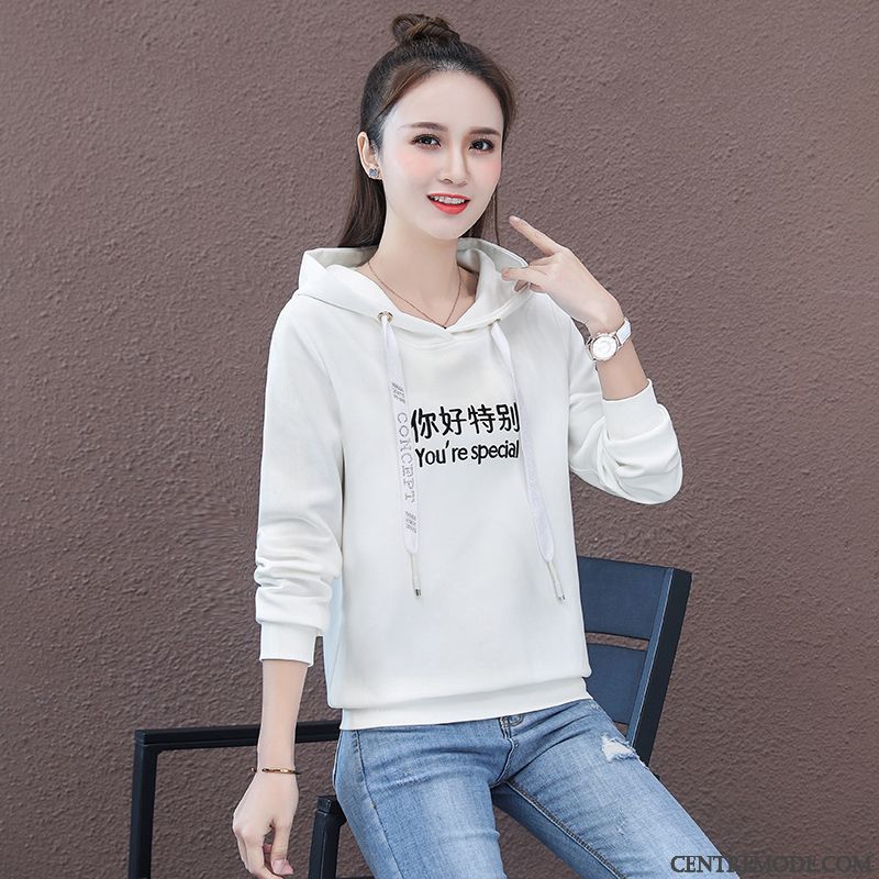 Sweat À Capuche Femme Manteau L'automne Une Veste Légère Hoodies Printemps Rouge