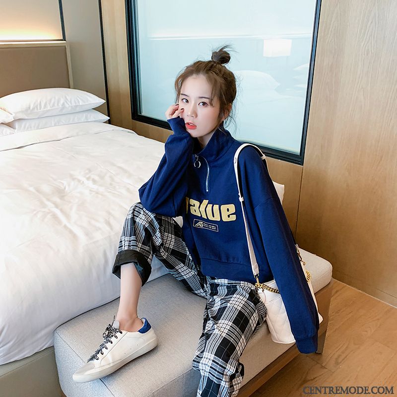 Sweat À Capuche Femme Manteau Légère Hoodies Une Veste L'automne Col Haut Jaune