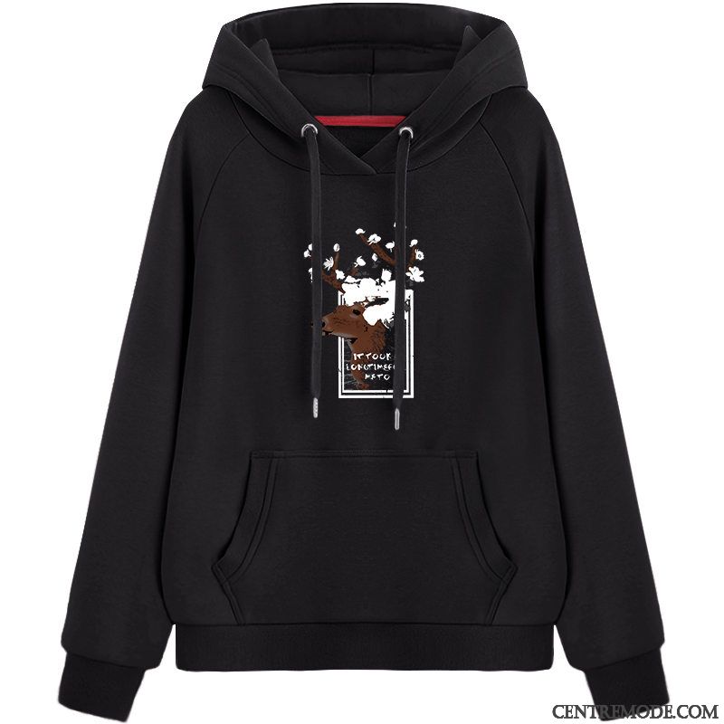 Sweat À Capuche Femme Plus De Velours Hoodies Longues L'automne Ultra Hiver Rose Vert