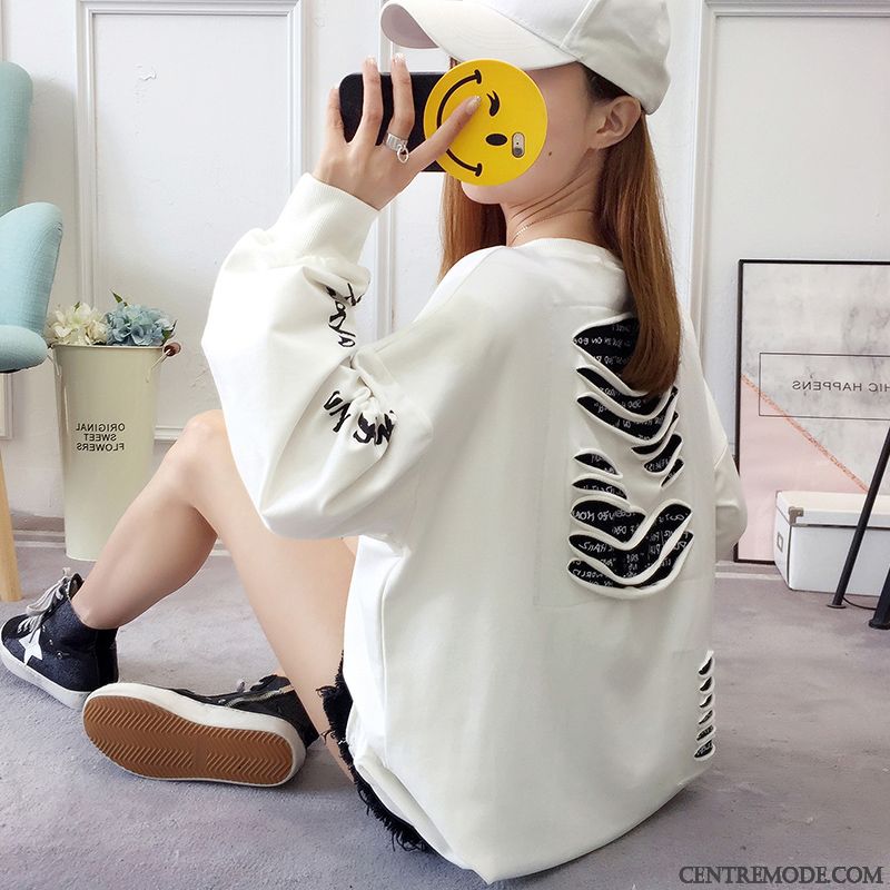 Sweat À Capuche Femme Étudiant Manteau Hoodies Baggy Légère L'automne Jaune