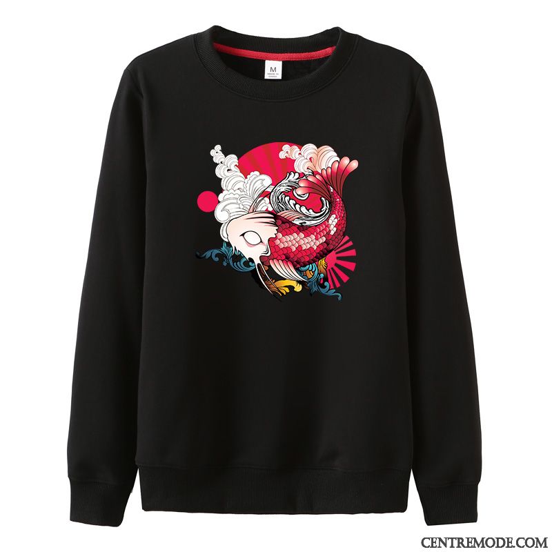 Sweat À Capuche Homme Tendance Pullovers Grande Taille Longues Manteau Plus De Velours Gris Clair