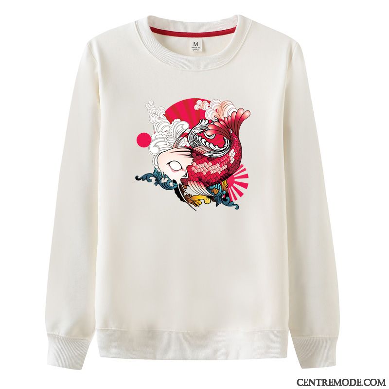 Sweat À Capuche Homme Tendance Pullovers Grande Taille Longues Manteau Plus De Velours Gris Clair
