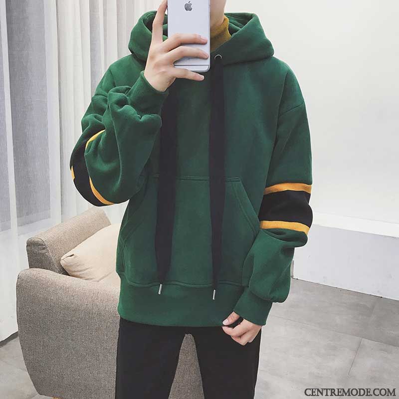 Sweat À Capuche Homme Tendance Étudiant Fantaisie Manteau Printemps L'automne