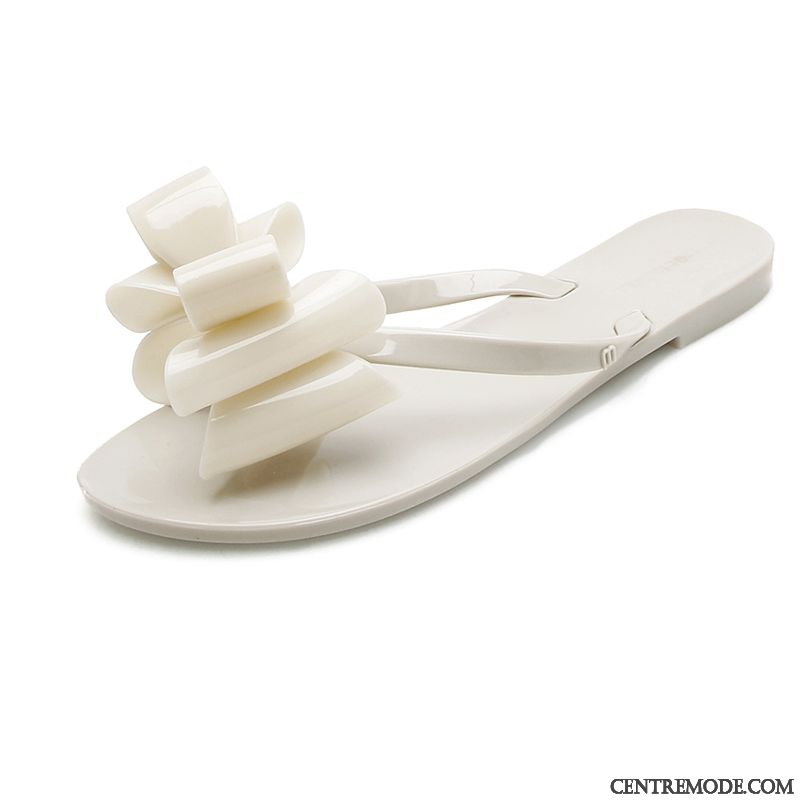 Tongs Femme Étudiant Plage Fille Grande Taille Été Plates Noir