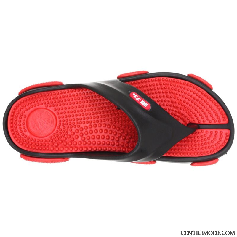 Tongs Homme Femme Antidérapant De Maison Plage Tongs Chaussons Décontractée Bleu Foncé
