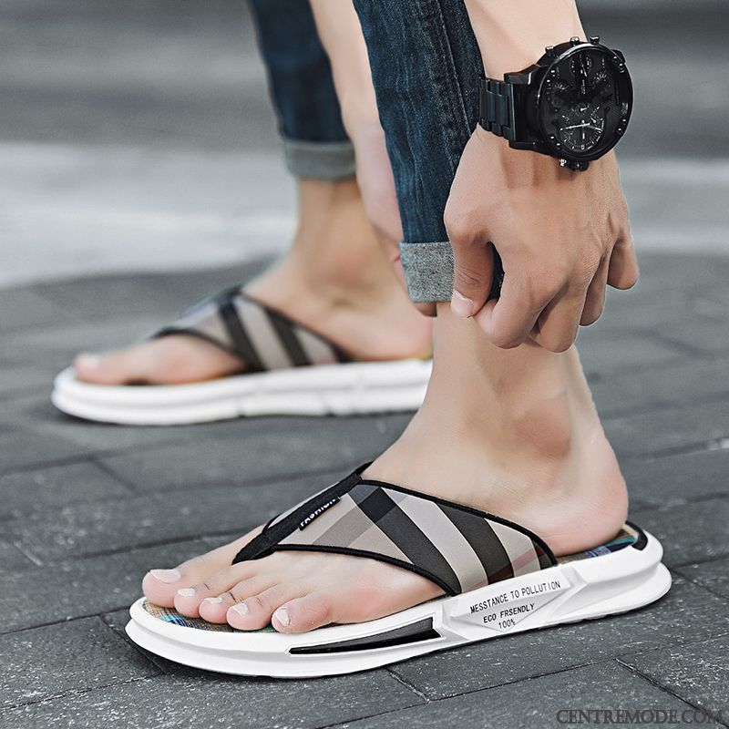 Tongs Homme Mode Sandales Plage Personnalité Tendance Tongs Chaussons