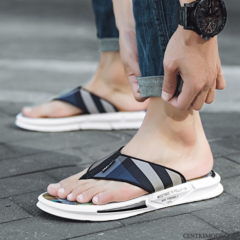 Tongs Homme Mode Sandales Plage Personnalité Tendance Tongs Chaussons