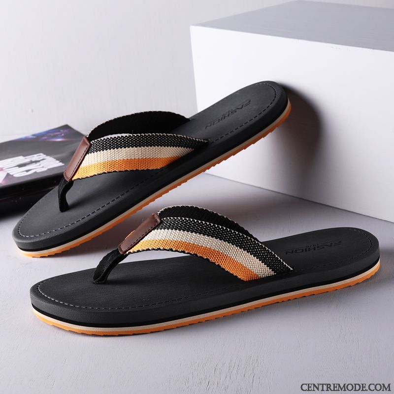 Tongs Homme Plage Tendance Outwear Été Antidérapant Semelle Doux