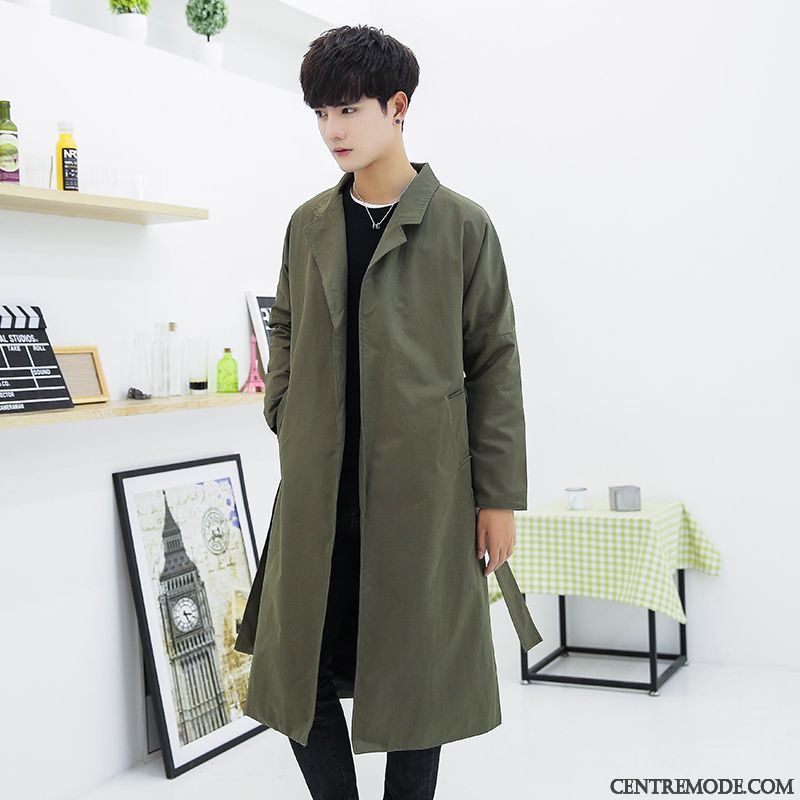 Trench Manteau Cuir Homme Violette Antique Vert D'eau, Manteau En Cuir A Capuche Homme Pas Cher