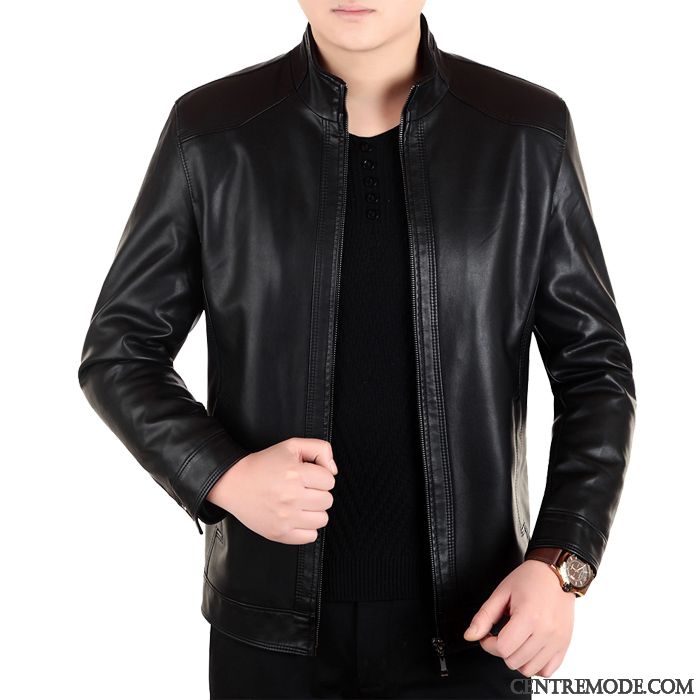 Vente Blouson Cuir, Blouson Cuir Marron Homme Vert Pâle Rouge