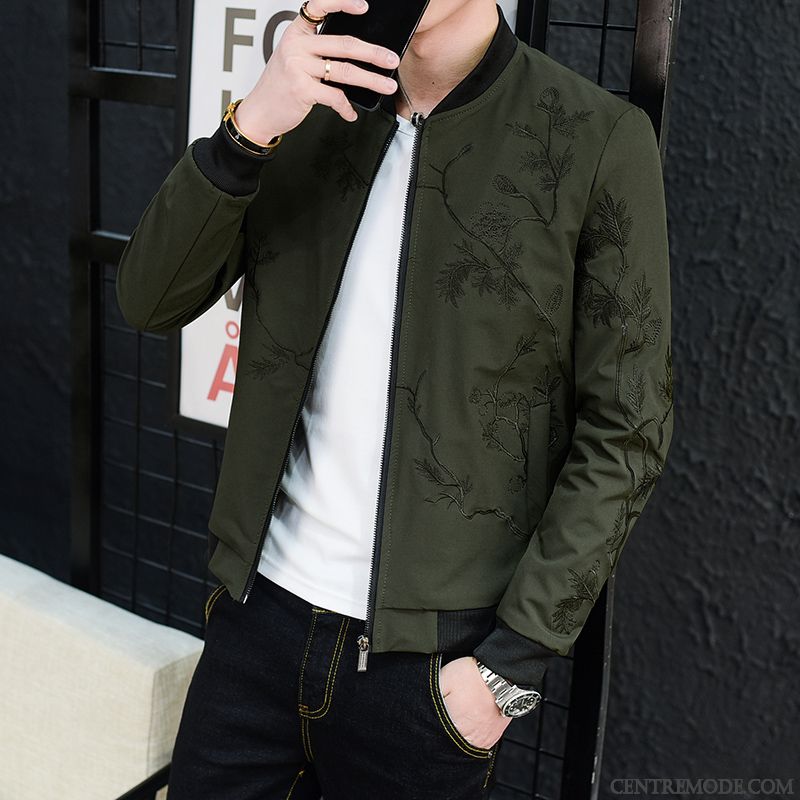 Veste Blazer Pas Cher Homme, Blouson Homme Pas Cher Gris Fumé Motor City