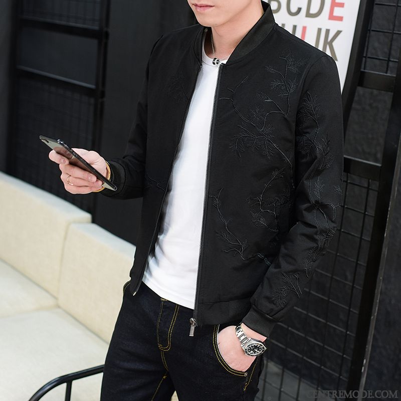 Veste Blazer Pas Cher Homme, Blouson Homme Pas Cher Gris Fumé Motor City
