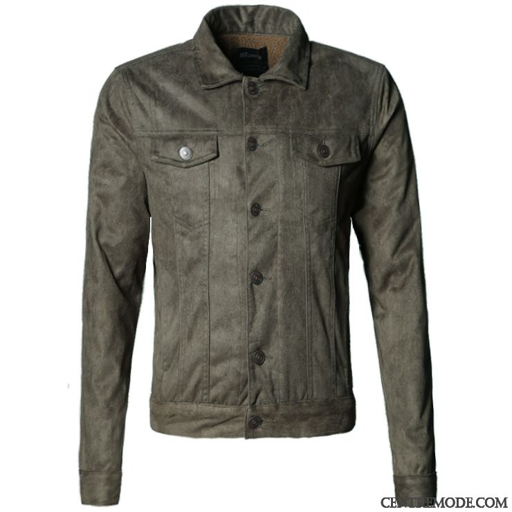 Veste Costume Jean Vert D'eau Sandybrown, Veste Velours Homme