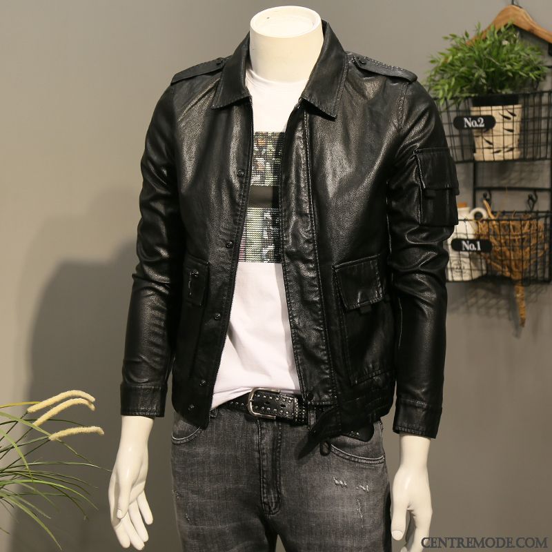 Veste Cuir Noir Homme Soldes, Veste Cuir Capuche Homme Or Violet