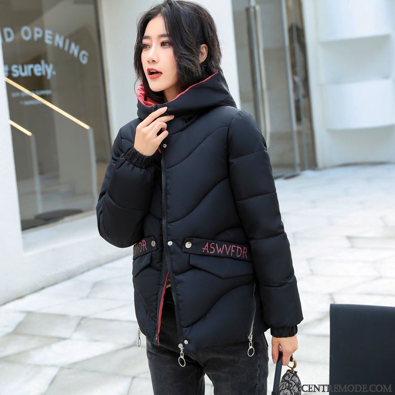 Veste En Coton Femme Vêtements Matelassé Anti-saison Manteau Court Matelassée Hiver Blanc