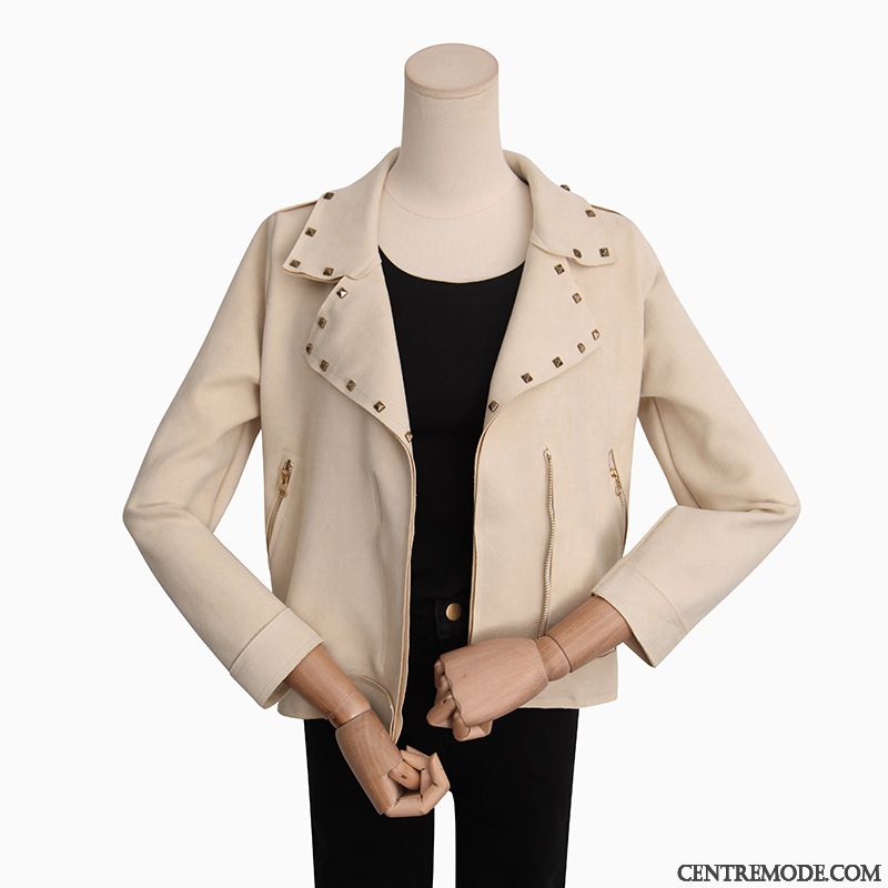 Veste En Cuir Mode Femme Soldes, Blouson Cuir Fourrure Violette Antique Noir